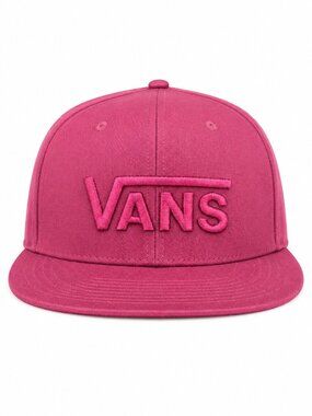 VANS Maroon Snapback Hat – Streetwear Vibe, Classic Style, Size OS
